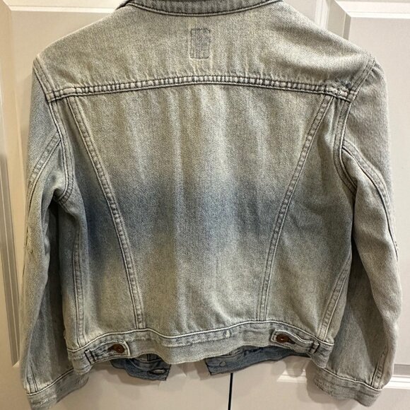 NFS Distressed Jean Jacket - Picture 3 of 5